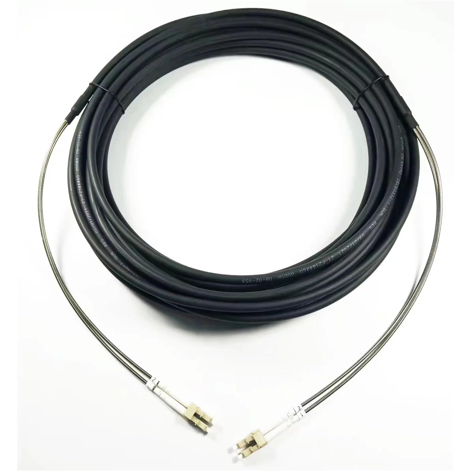 Światłowodowy kabel krosowy PDLC 2C OM4 Outdoor 7,0 mm 2-rdzeniowy (3 m 5 szt., LC-LC)