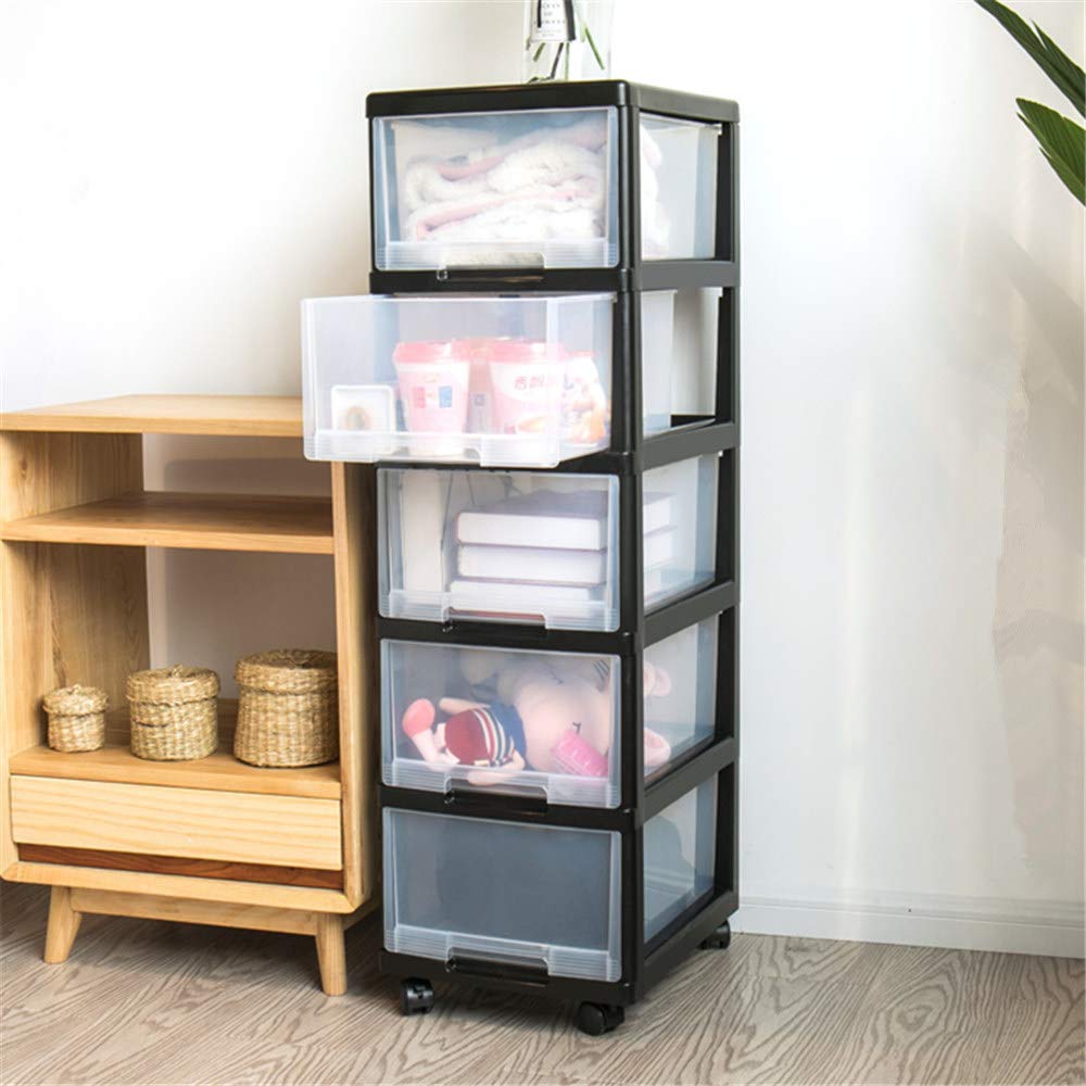 Buy Shozafia 5Drawer Rolling Storage Cart on Wheels, Craft Storage