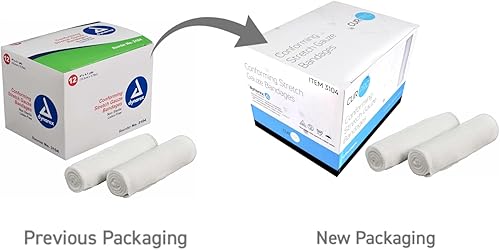 Miniatura 9 de Dynarex Vendajes de gasa elásticos, no estériles, 4 x 4.1 yardas, 96cs