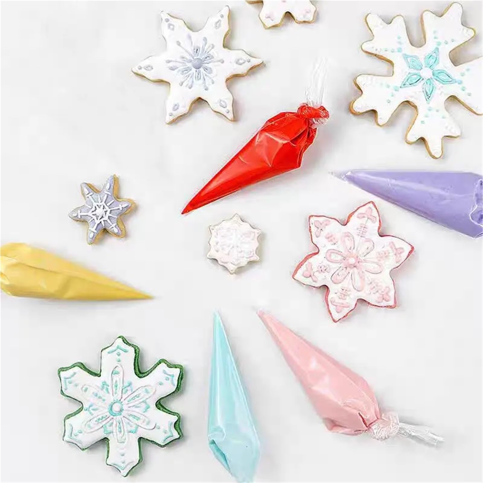 Spritzbeutel, Spritzbeutel, 400 Stück, klein, for Gebäck, Creme, Zuckerguss, Kuchen, Dessert, Dekorationen(S)