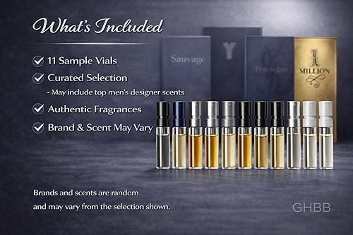 Miniatura 2 de Colonia 11 Frascos de muestra de diseñador para hombre, set de descubrimiento