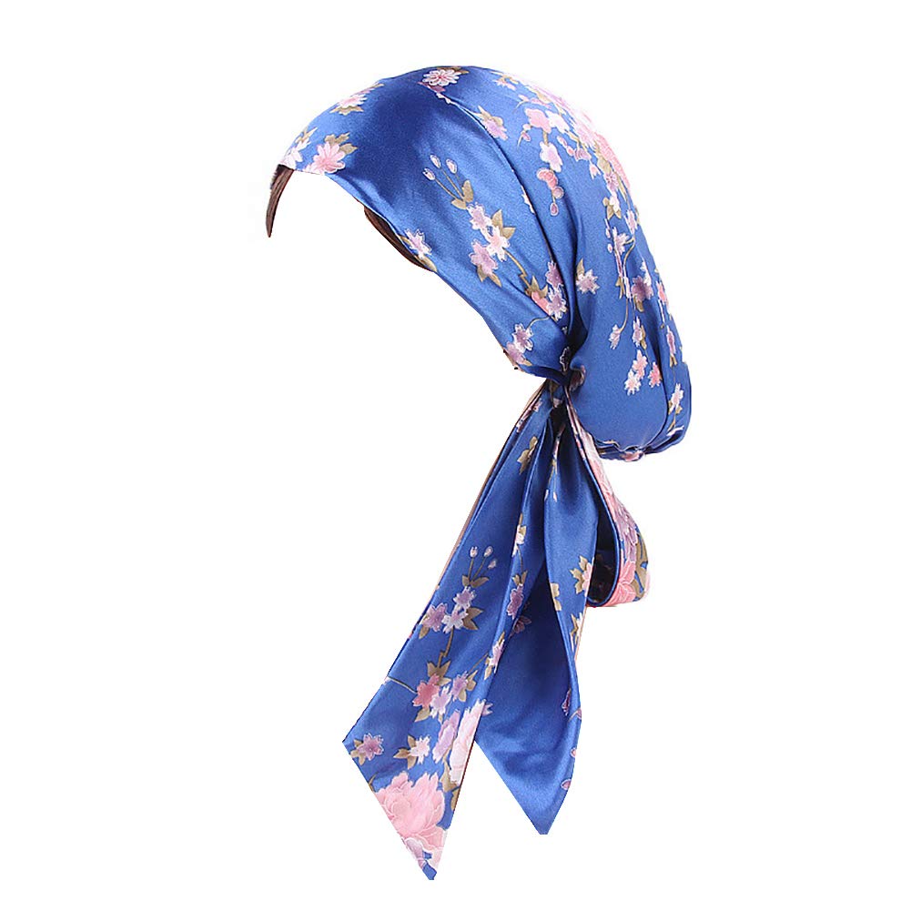 Womens Bandana Scarf Pre Tied Chemo Hat Beanie, Turban Headwear for Cancer Hair Loss