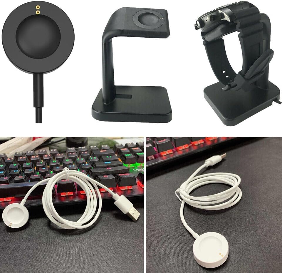 Fit for Fossil/Emporist Armani Smart Watch Magnetic Charger Charging Dock Holder
