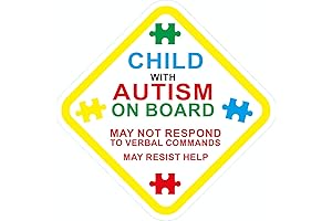 Sticky Dude Child with Autism Car Sticker: Enhancing Awareness and Safety