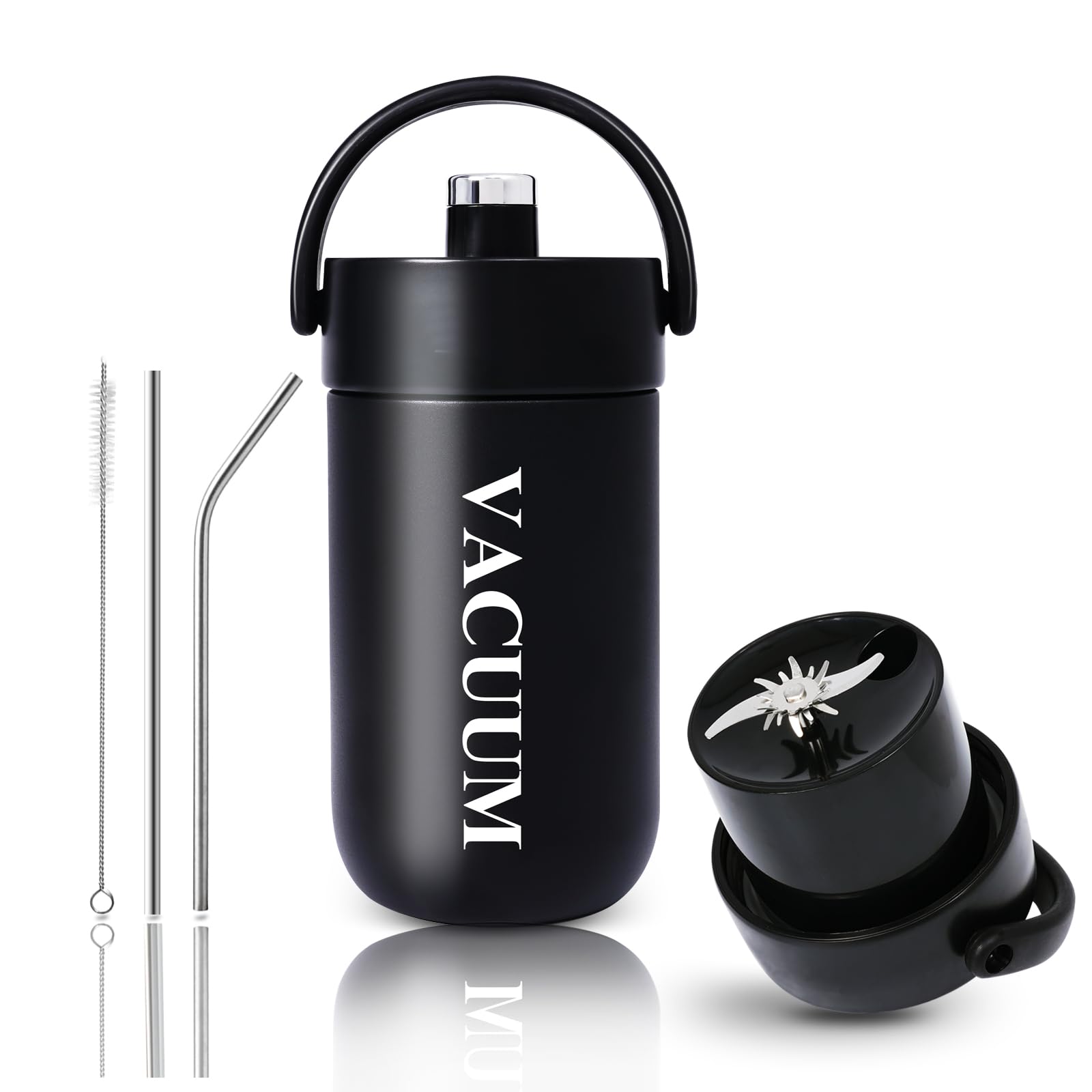 Portable Blender for Smoothies, Travel Blender, Cordless, with Insulated Cup