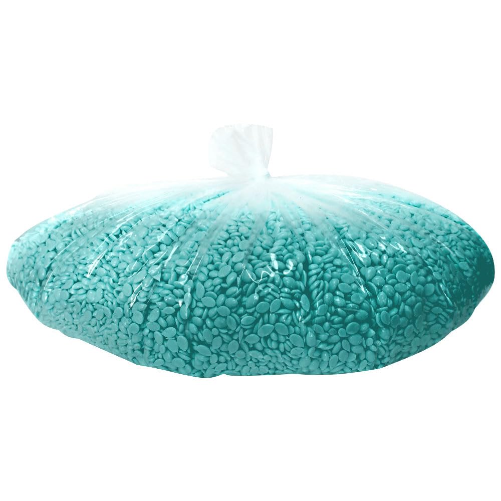 Waxness Neon Series Green Hard Wax Beads Bulk 22 lb (10 kg) – Rosin-Free Stripless Hard Wax with Gel Texture and High Visibility, Salon Use – Made in