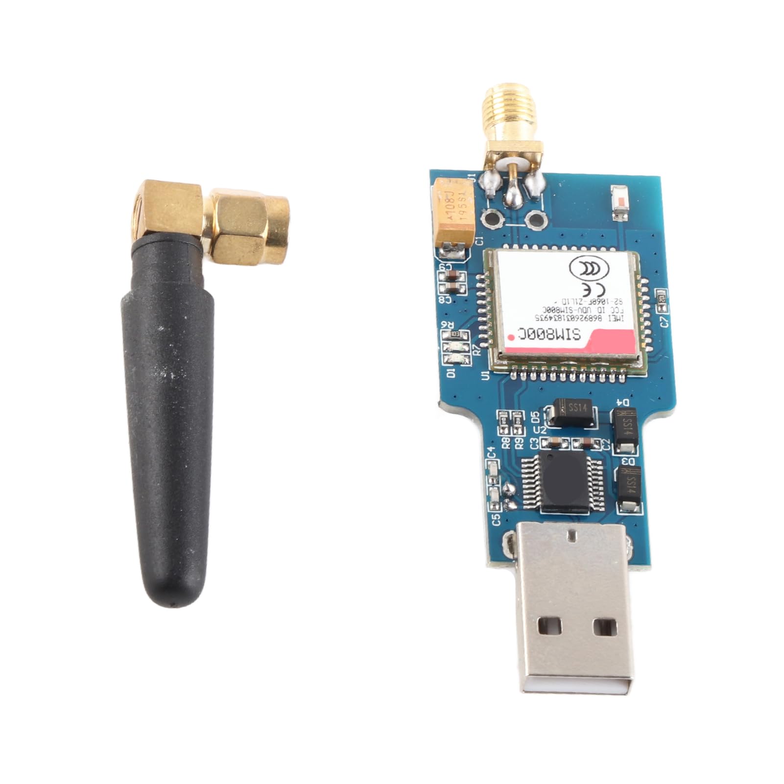 Modulo USB a GSM, Componente Elettronico, SIM800C Funziona su GSM/GPRS 850/900/1800/1900 MHz