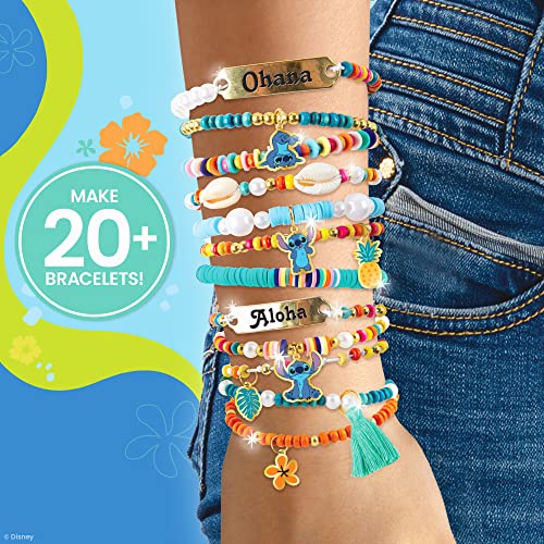 Fashion Angels Disney Stitch DIY Bracelet Making Kit, Includes 1,000+ Shell Beads, Tassels, & More, Lilo & Stitch Collectable Jewelry for Kids, Teen Girls & Boys3