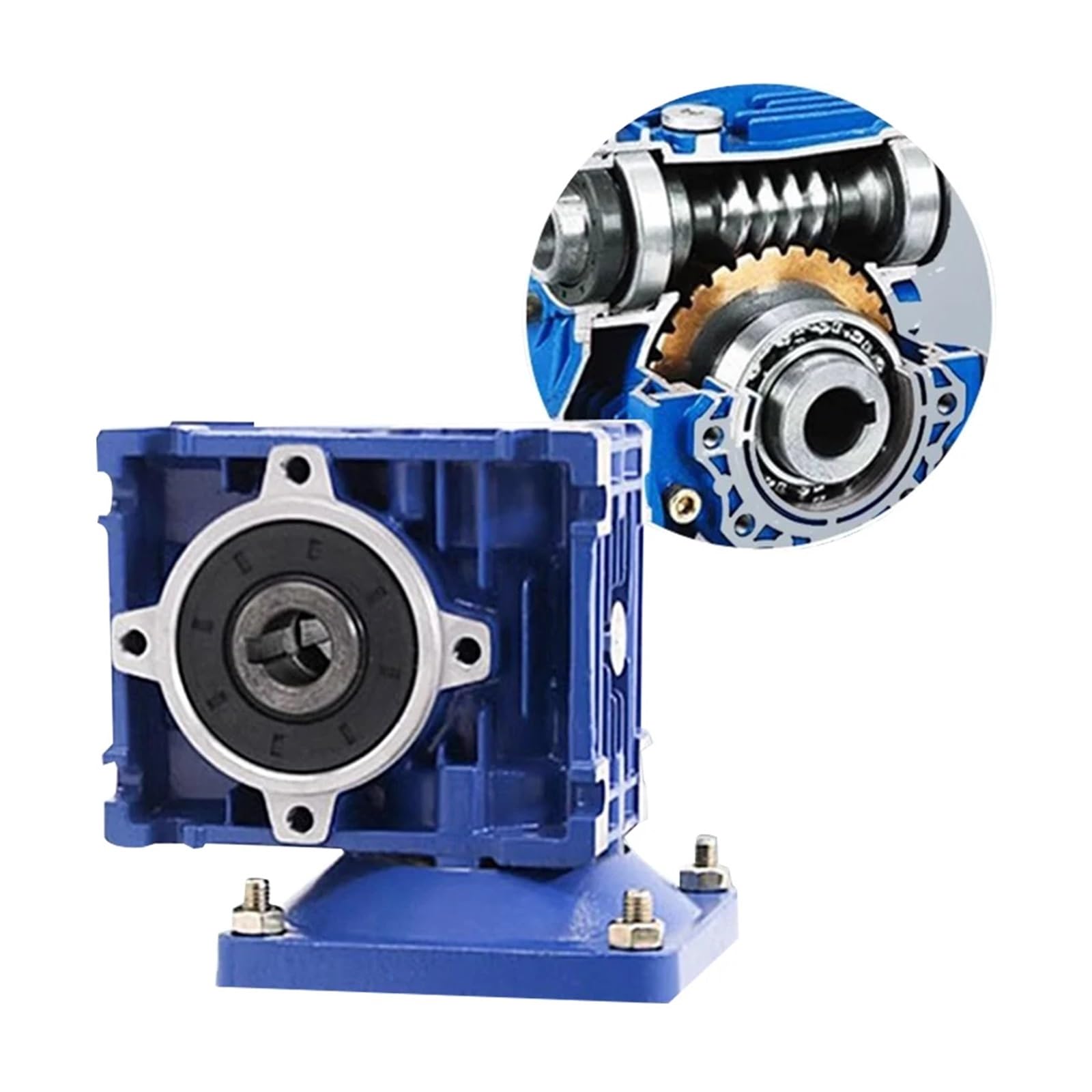 200 W Schneckengetriebe DC-Getriebemotor 12 V 24 V Vorwärts- und Rückwärtsdrehung mit Drehmoment RV30 2200 U/min Geschwindigkeitsregelmotor, Mechanische Werkzeuge(12V,210RPM)