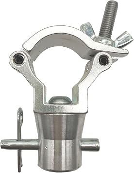 1.25-1.3732-35mm Wrap-Around Coupler Clamp for stage lighting Truss Clamp Aluminum Load Capacity 165 lbs