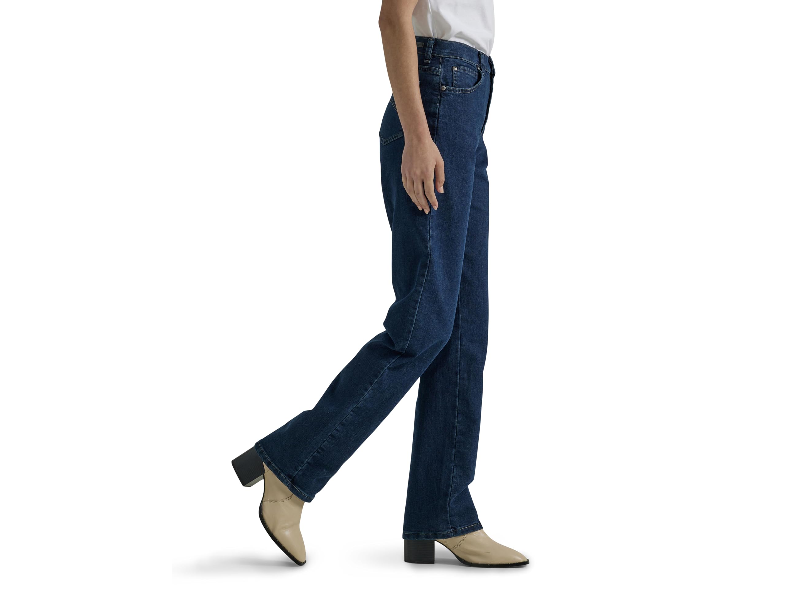Lee Damen Jeans Petite Jeans mit Geradem Bein, Entspannte Passform