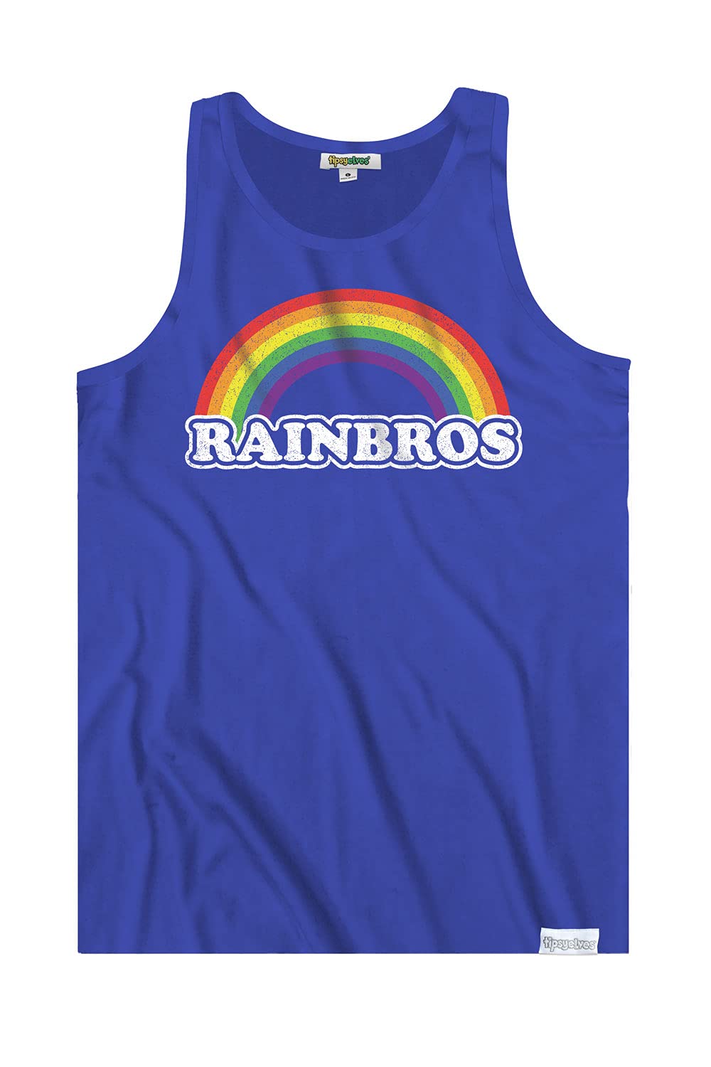 Tipsy Elves LGBT Pride Flag Tank Tops Colorful Rainbow Shirt Bi Trans Gay Lesbian Pride Outfits for Men Women