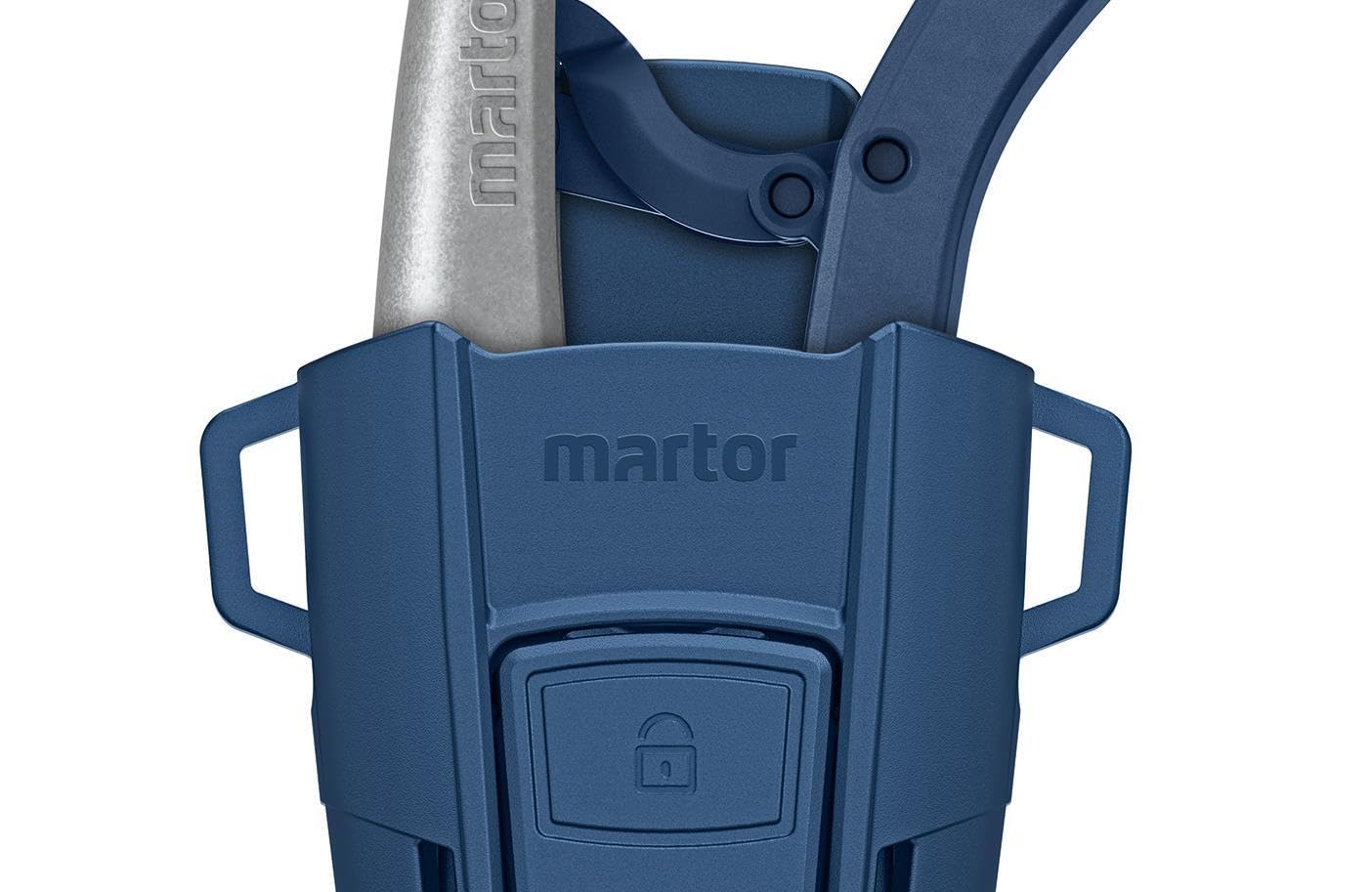MARTOR SECUNORM 610 XDR Cúter de Seguridad, Abresacos, Hoja Trapezoidal, Funda