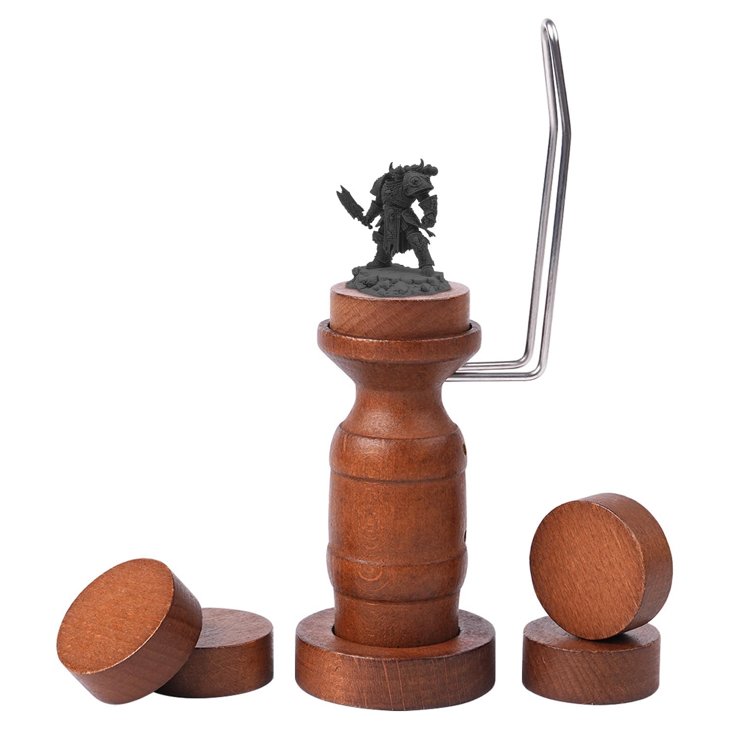 Golden Maple Miniatur-Malgriff – 360 Grad drehbarer Miniaturhalter für Tisch-Miniaturen, Fantasy-Modelle, Kits für Acrylmalerei und Detaillierung