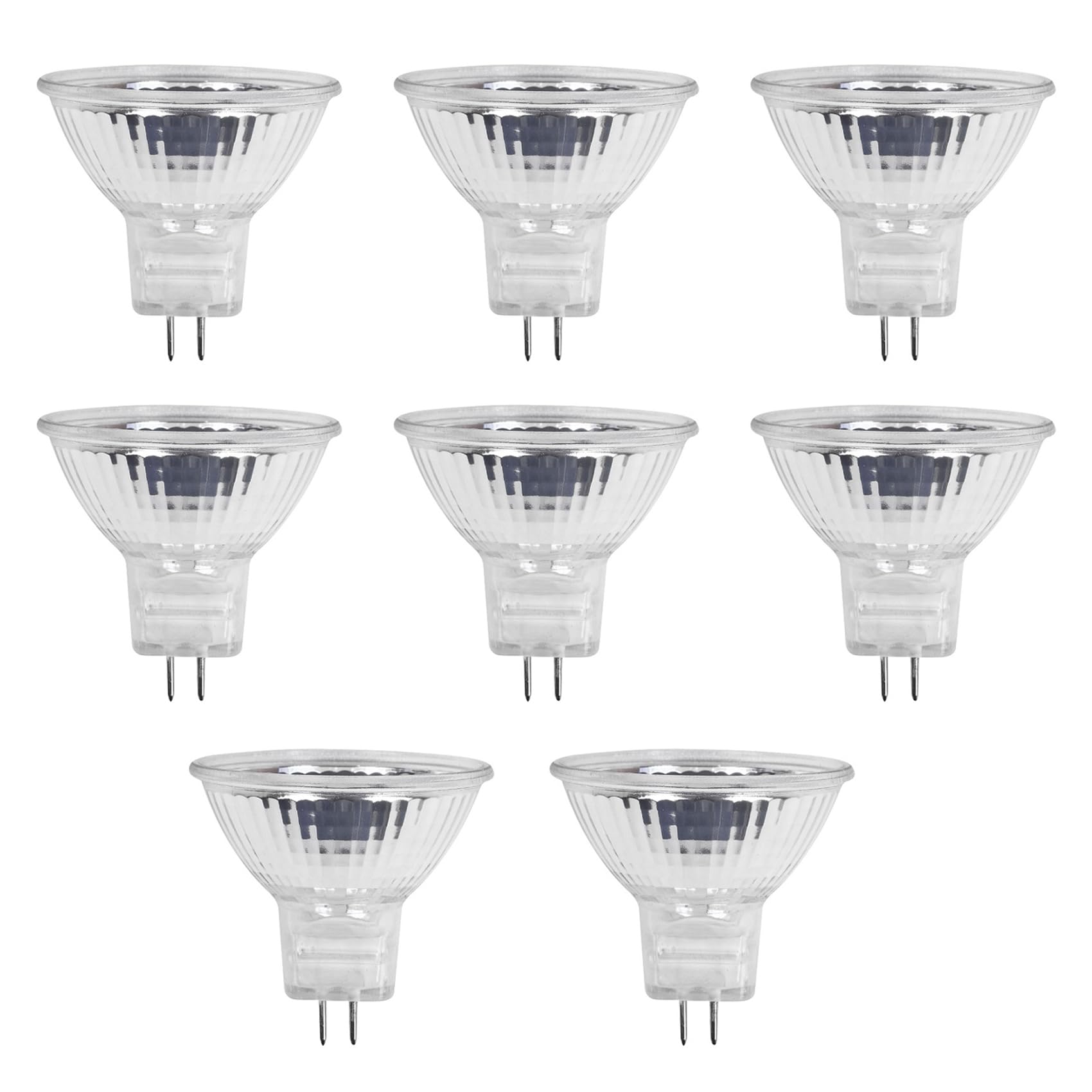 liuchanghe 8 Pack MR11 20W 12V Halogen Reflector Bulb, Dimmable Halogen Spotlight 35mm Diameter, for Hallway, Ceiling Spotlight