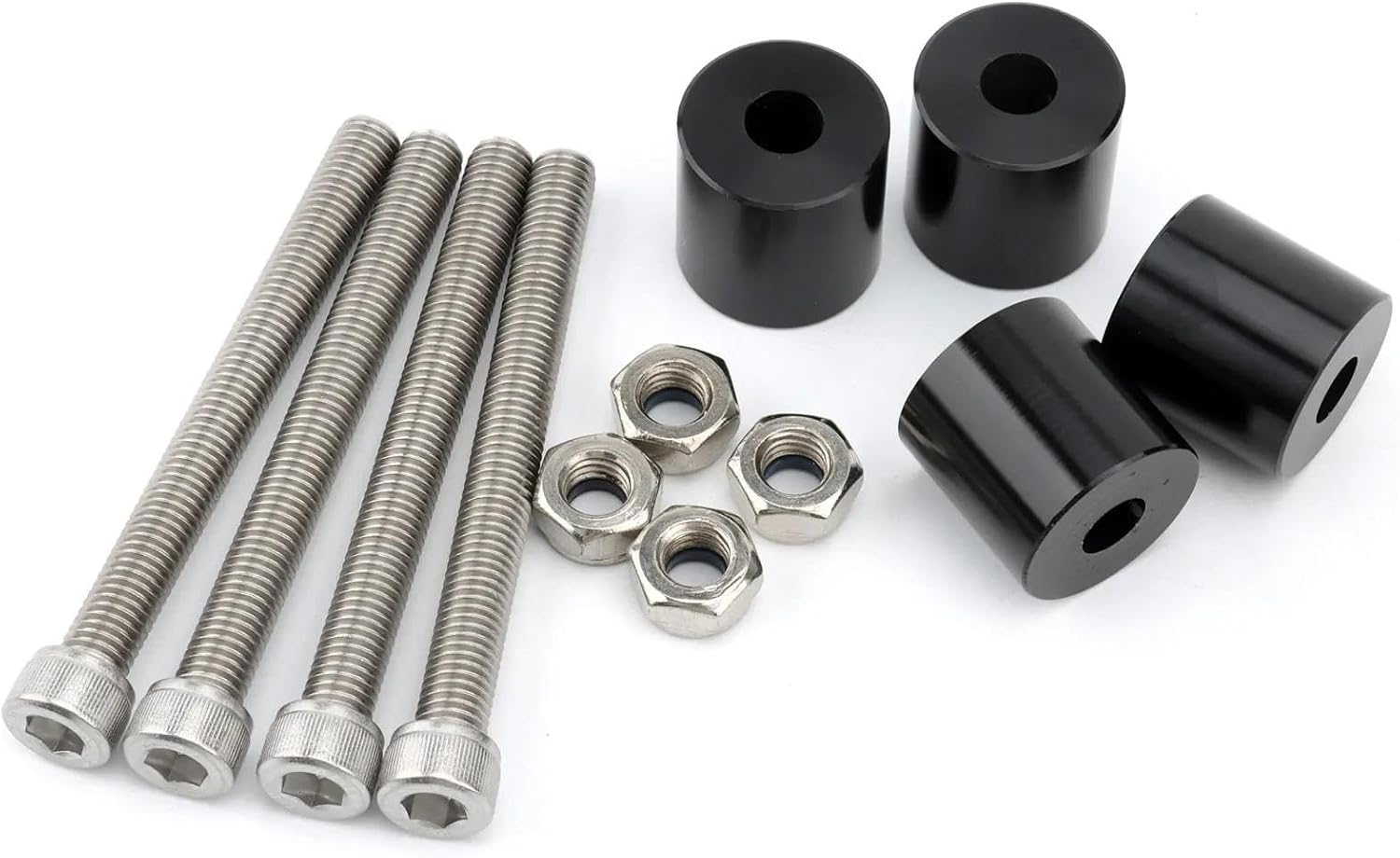 ライザー ハンドルバー スズキ用 GSXR1300用 GSX1300R用 1999-2019 黒ハンドルバーライザーマウントクランプ