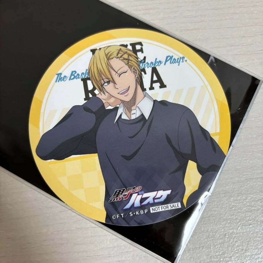 黒子のバスケ黄瀬涼太GIGOコラボカフェ缶バッジ