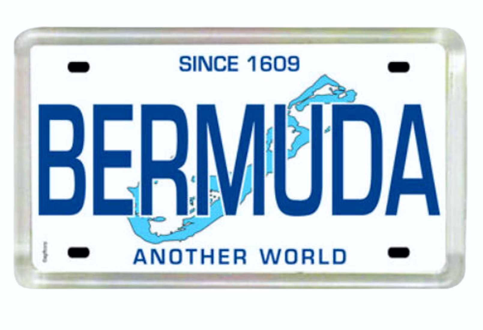 Amazon.com: Bermuda Caribbean License Plate Acrylic Small Fridge