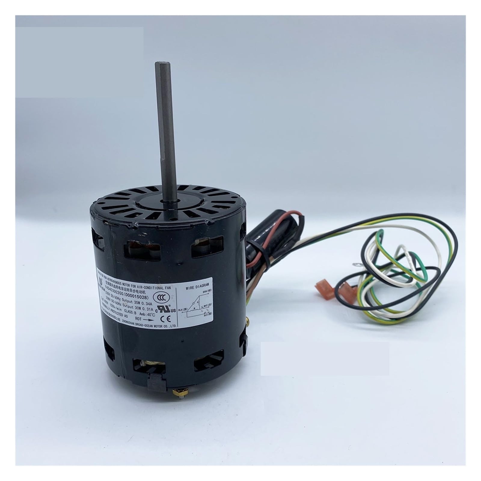 Piezas De Máquina De Fabricación De Hielo, Motor De Refrigeración De Condensador, 220V, 000015028, 000009095, Y4S403D02G, Compatible Con Manitowoc, Reemplazo De Máquina De Hielo