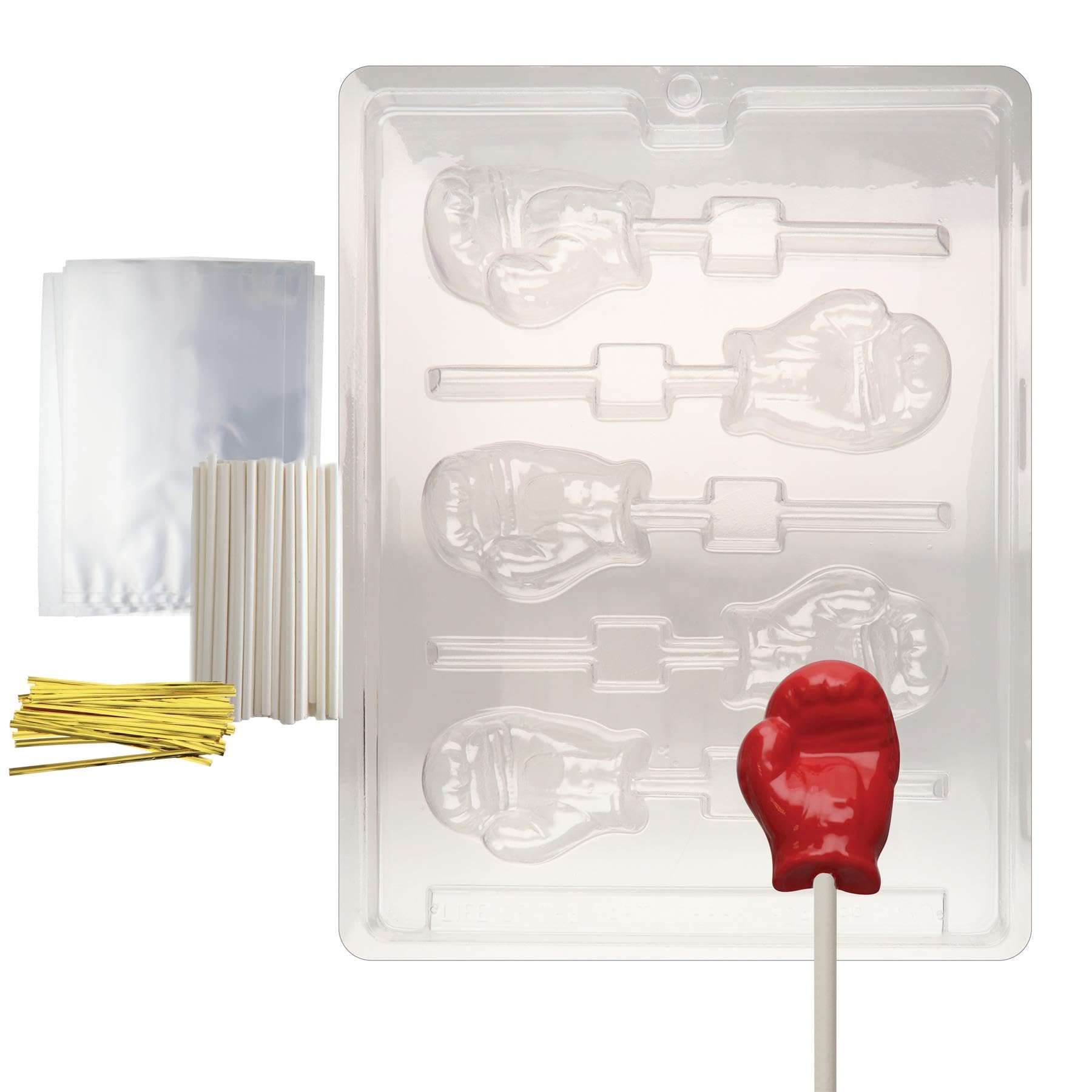 Amazon.com: Cybrtrayd Boxing Glove Lolly Sports Chocolate Candy