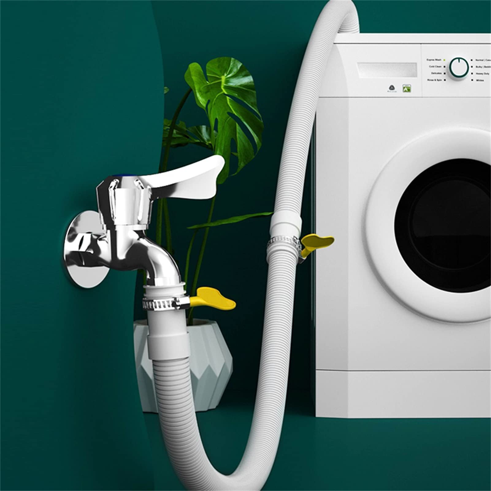 AnSafe Manguera de Drenaje, Durable Suave Flexión Libre Aire Acondicionado Lavadora Lavabo Tubo de Salida (tamaño : 5m)