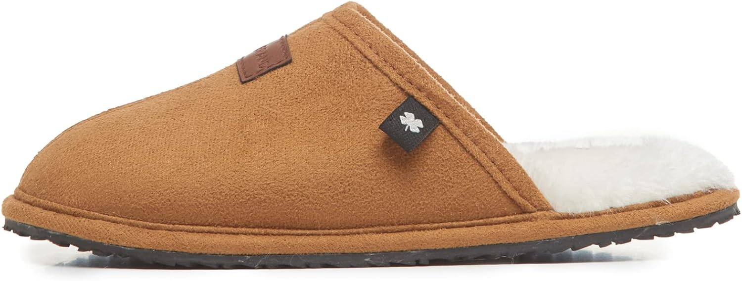 Lucky Brand Boy's Micro-Suede Scuff Slippers, Kids House Shoes with Plush Lining : Clothing, Shoes & Jewelry