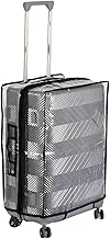 CNB Transparent Protective Zipper PVC Dust Proof Cover for Hard/Plastic Body Luggage/Suitcase Trolley Bags 27" Height Excluding Wheels