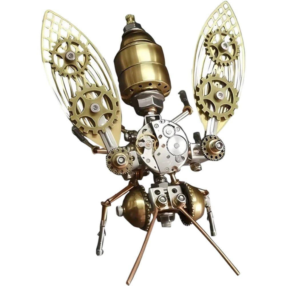 Puzzle Abeille Steampunk 3D en métal : sculpture mécanique de précision