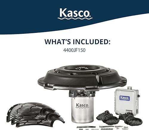 Miniatura 14 de Kasco Fuente decorativa serie J de 1 HP - 120 V con cable de alimentación eléctrica de 100 pies Fuente de estanque y lago Fuente eficiente