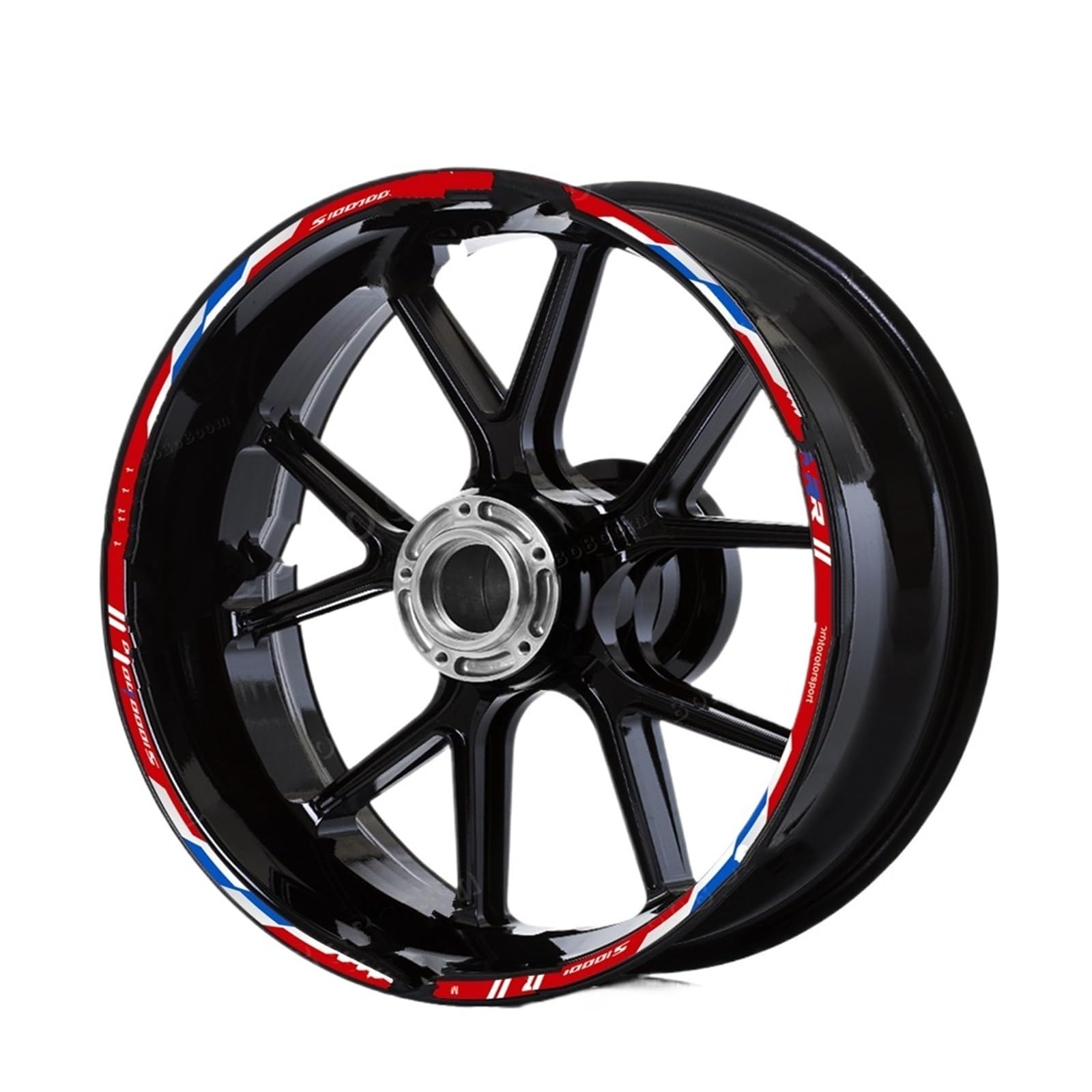 Hub Decals Rim for S1000rr S 1000 Rr S1000RR for RR Motorcycle Sticker Reflective Stripe 17″ Rim Decals Waterproof Stripe Tape(Decals C)