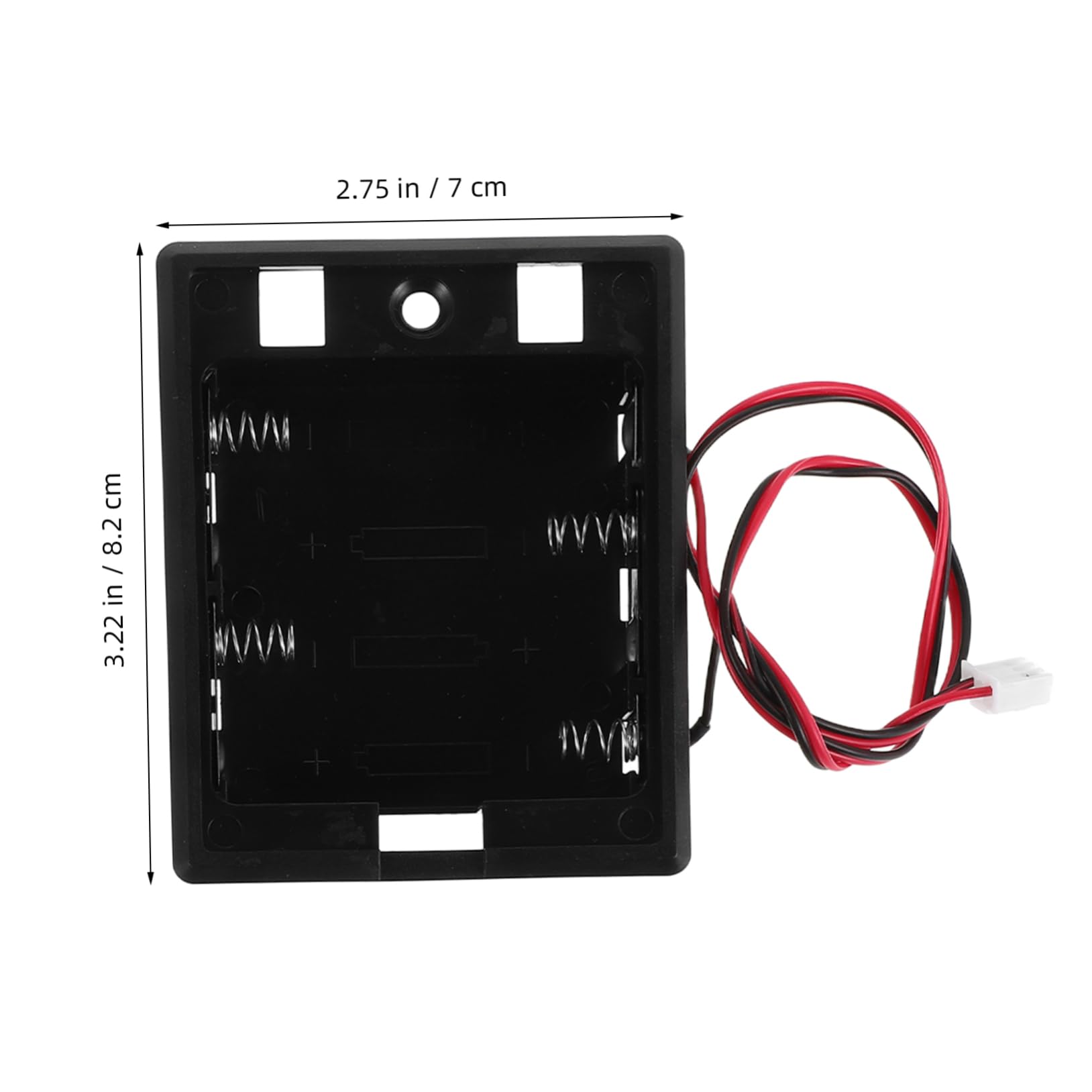 SEWACC Safe Box Aa Batteries Holder with Cover Practical and Stylish Container for Storage and Replacement Compatible with Various Electronic Devices for Home and Office Use