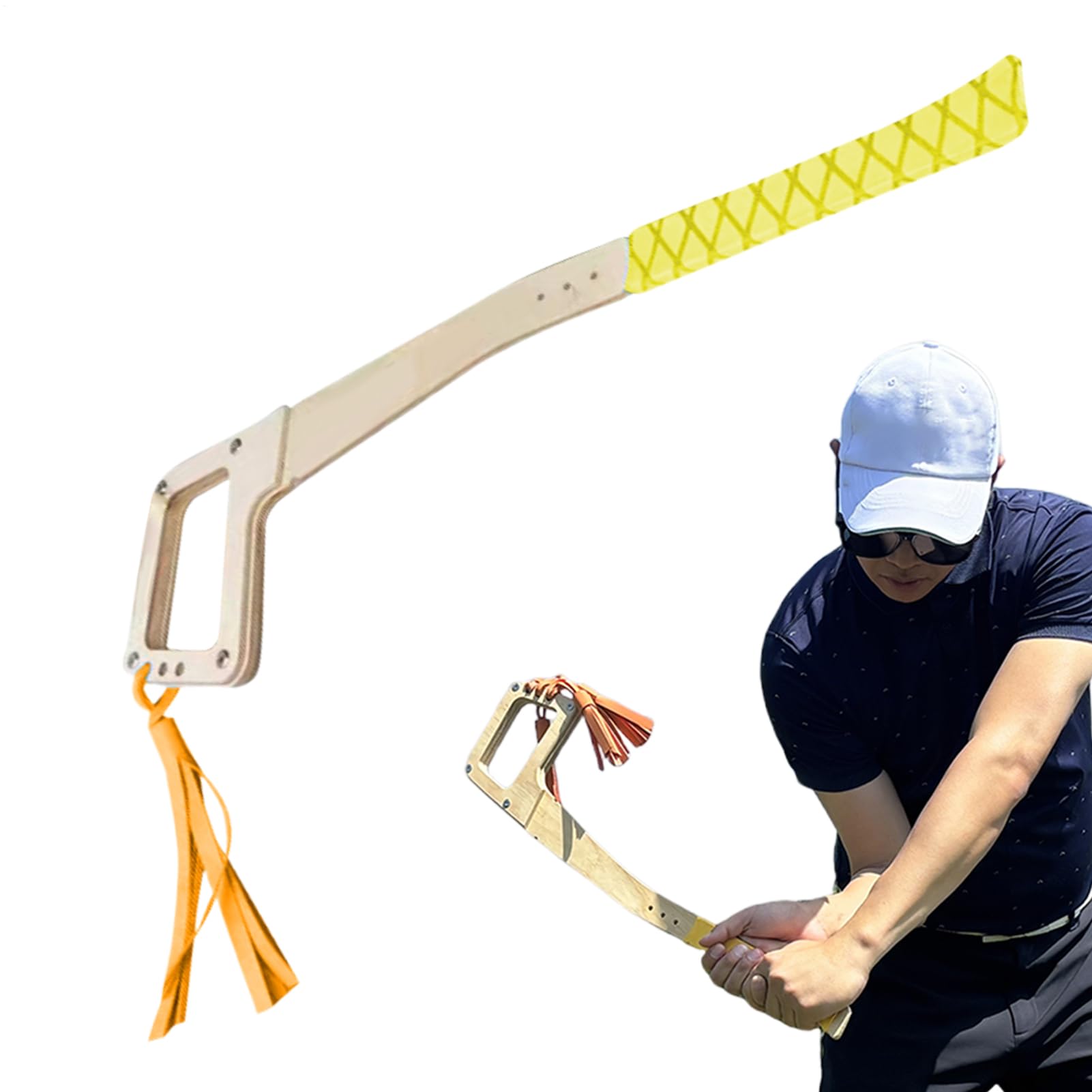 Golf Swing Training Aid - Przenośny sprzęt treningowy do golfa | Regulowane narzędzie korekcyjne dla początkujących mężczyzn i kobiet w domu | Bezpieczne Wsparcie Korekty Uderzeń i Pozycji dla Kobiet Dzieci Ojców Początkujących
