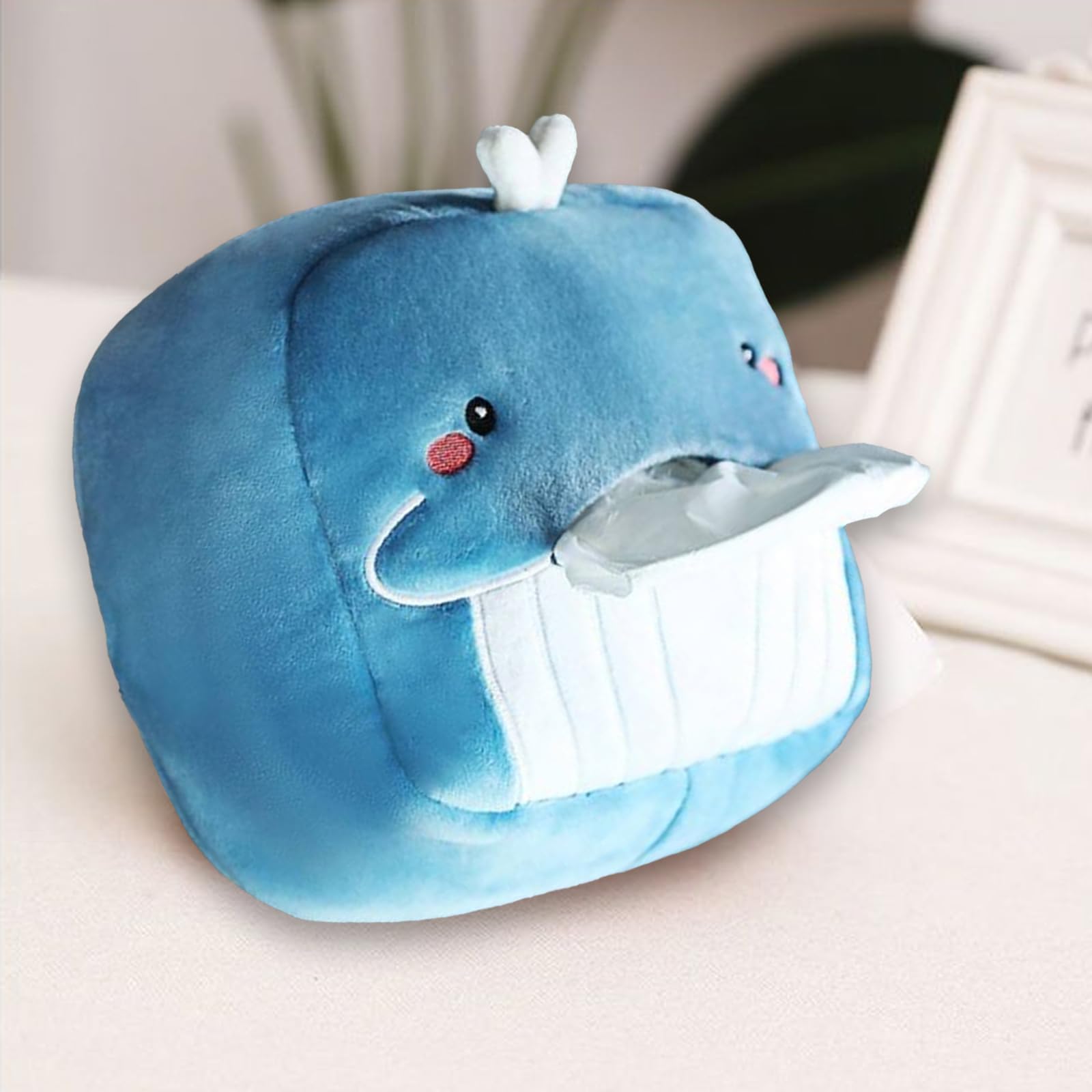 Boîte à mouchoirs en forme de cochon mignon - Boîte de rangement créative en plastique - Distributeur de mouchoirs amovible - Boîte de rangement multifonction pour la maison, la salle de bain