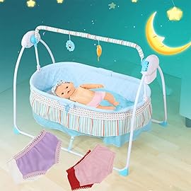 DC-BEAUTIFUL 16 Pcs Baby Doll Diapers Underwear Set Fits 14 Inch to 18 Inch Dolls, 16 Different Doll Underwear Set for Infant Baby Dolls