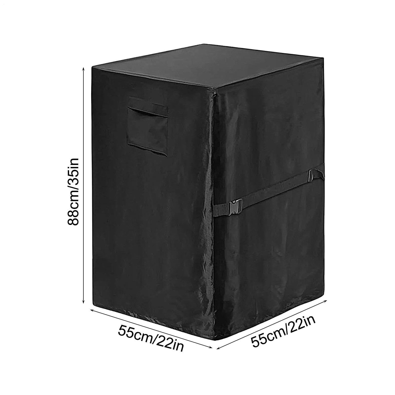 Telo protettivo per barbecue da esterno, impermeabile, 420D, in tessuto Oxford quadrato, 53 x 53 x 86 cm, con maniglie per il trasporto, copertura rettangolare anti-UV per riporre il e