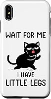 Vista 10 de Funny Short Legs Cat Saying Wait for Me, I Have Little Legs Case for iPhone 17
