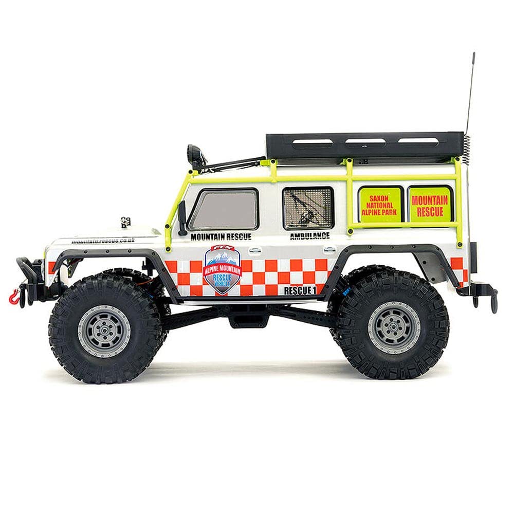 FTX FTX5563R Kanyon 4x4 Mountain Rescue RTR 1: 10 XL Crawler RC, Plata