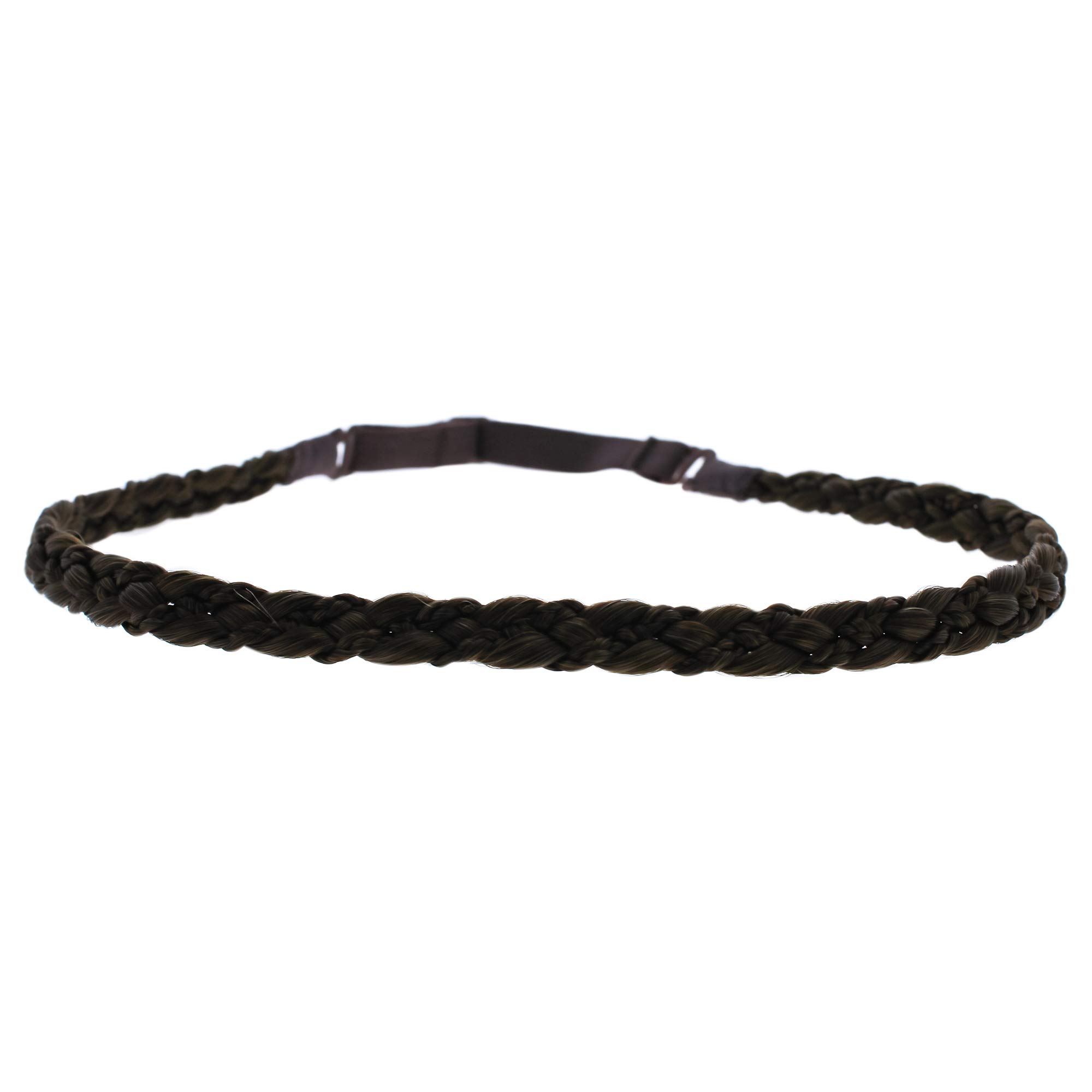 Pop Fishtail Braid Headband, R2 Ebony