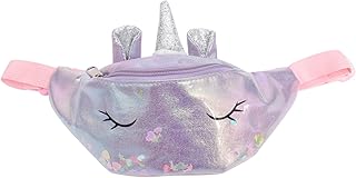 Pochete De Unicórnio Com 3 Peças Bolsa Crossbody Para Meninas Bolsa De Unicórnio Para Meninas Bolsa De Cintura Para Festa Para Meninas Bolsa De Cintura Para Viagem Bolsa De