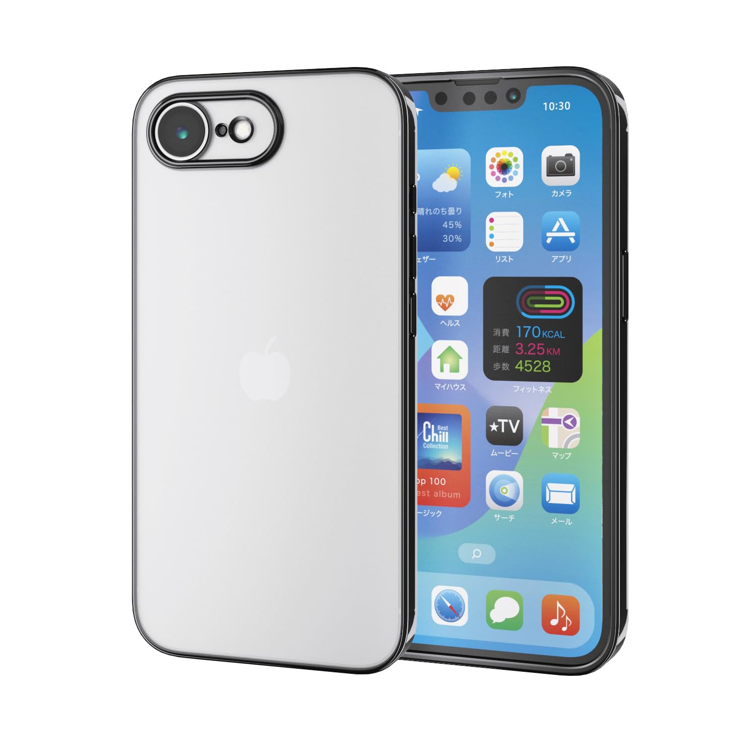 Amazon.co.jp: エレコム iPhone 16e ケース ソフト メタリック