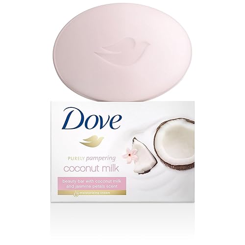 Dove Jabón 135g4.75oz (24X135g4.75oz, Leche de Coco)