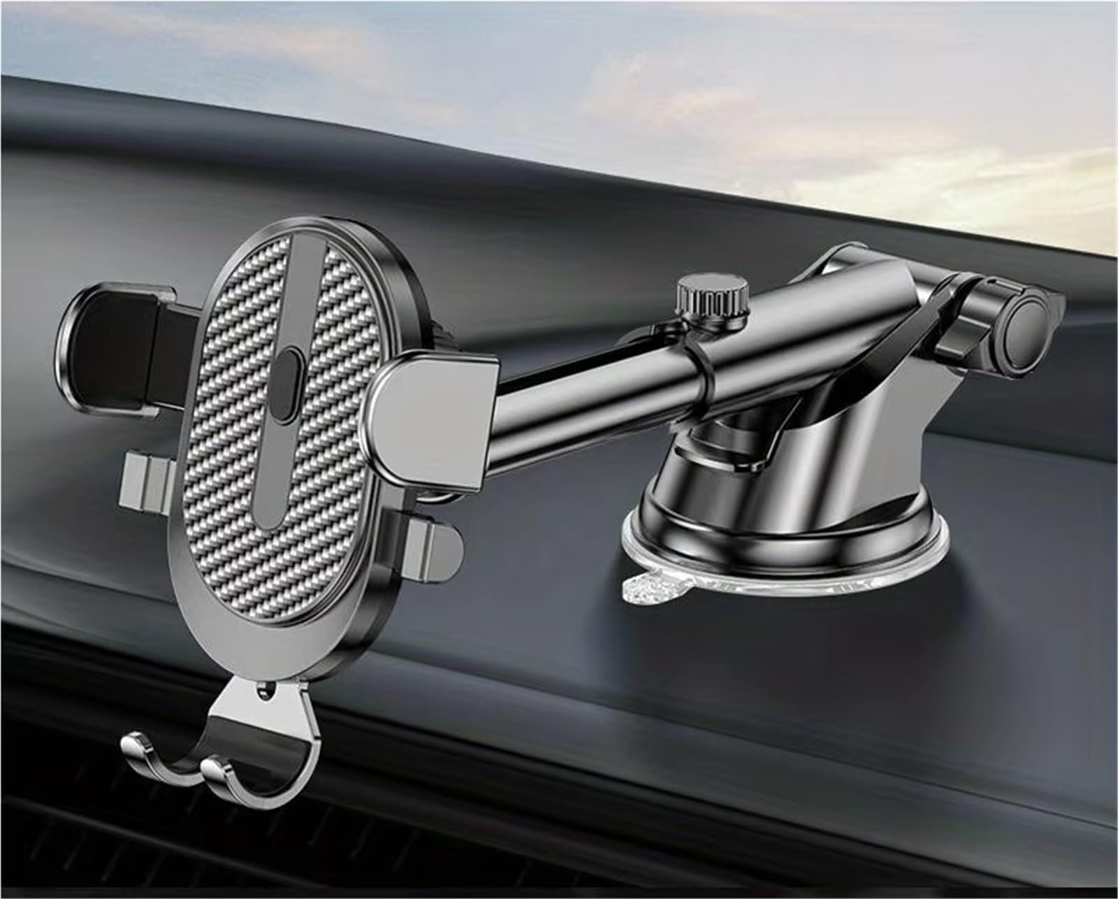 Soporte Universal Teléfono Móvil Multifuncional Universal Salpicadero Navegación GPS Ventilación Aire Soporte Ventosa Soporte Móvil Coche(Air Vent and Sucker)