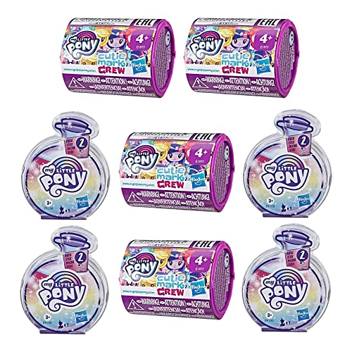 My Little Pony Blind Bag Bundle - 4X Cutie Crew Series 2 Friendship Party & 4X Magical Potion Blind Bag Pack of 8 Blind Bags