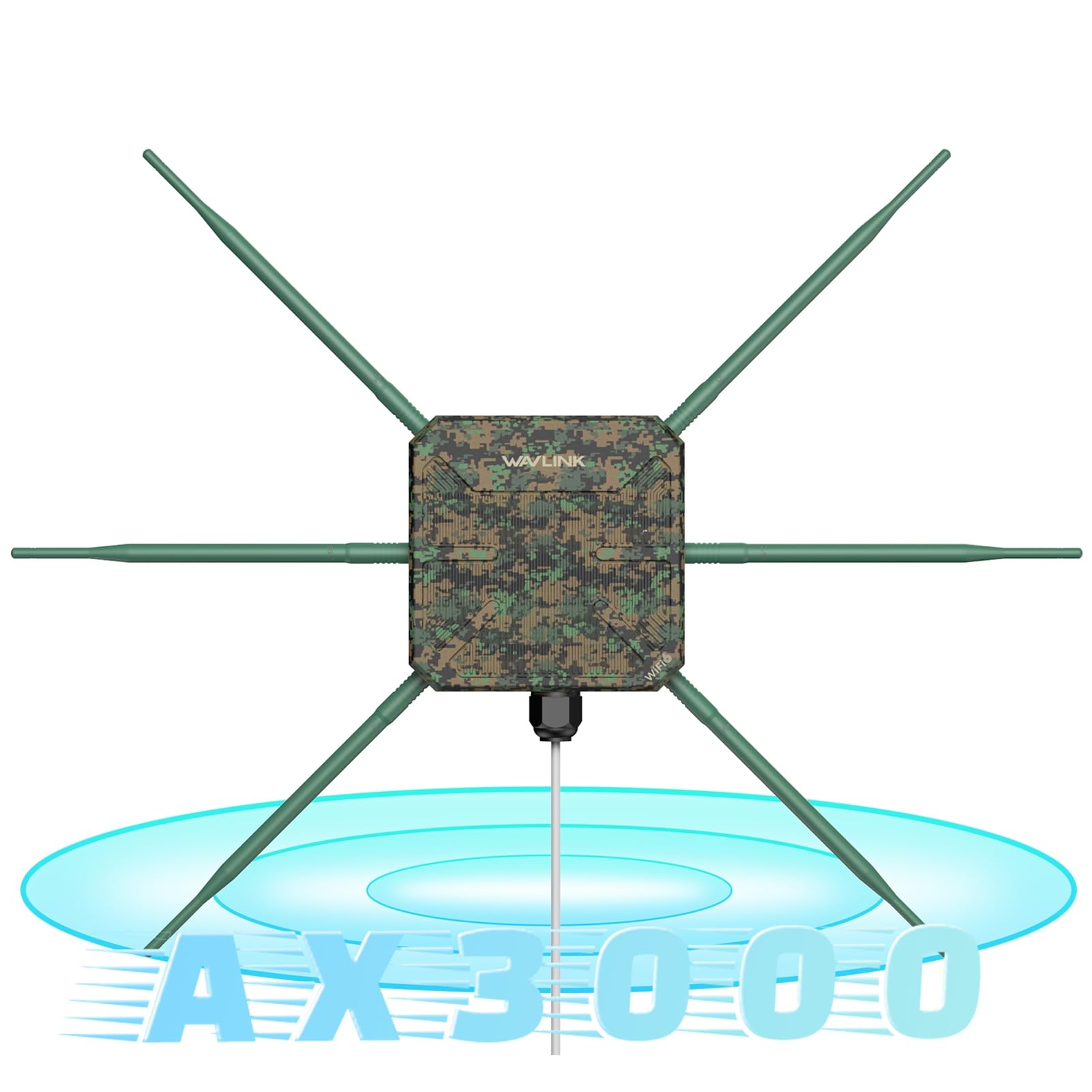 Router WiFi da Esterno WiFi 6 IP67 Impermeabile 3000Mbps (Spina