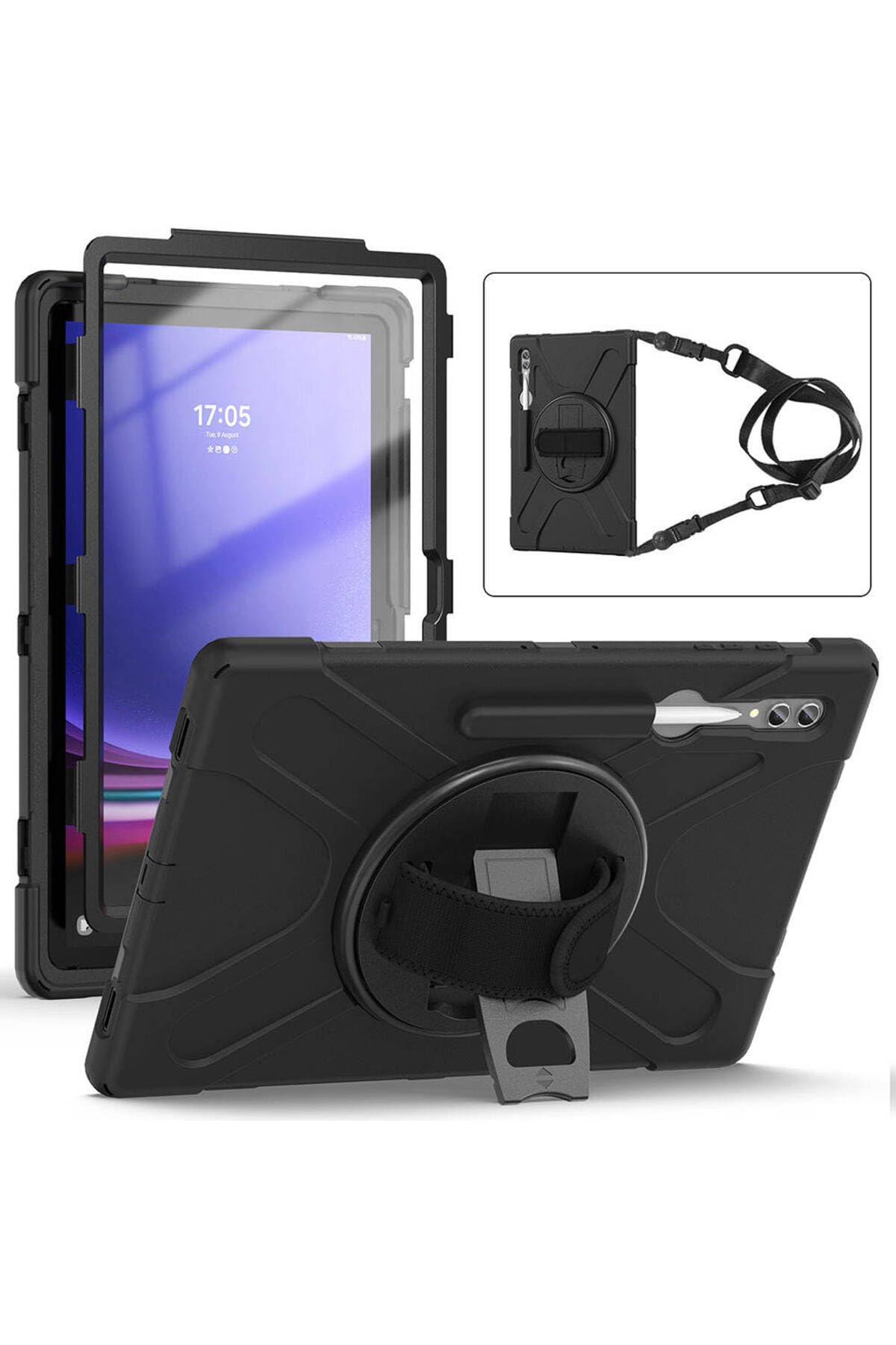CONSTRAIN - Galaxy Tab S8 Ultra Defender Tablet Silikon - Siyah
