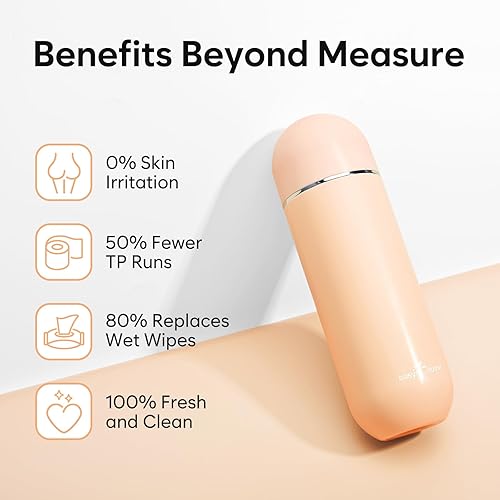 Miniatura 30 de Easy@Home Bidé portátil para viajes: botella Peri para el cuidado posparto - Pulverizador de mano para mujeres y hombres Botella grande