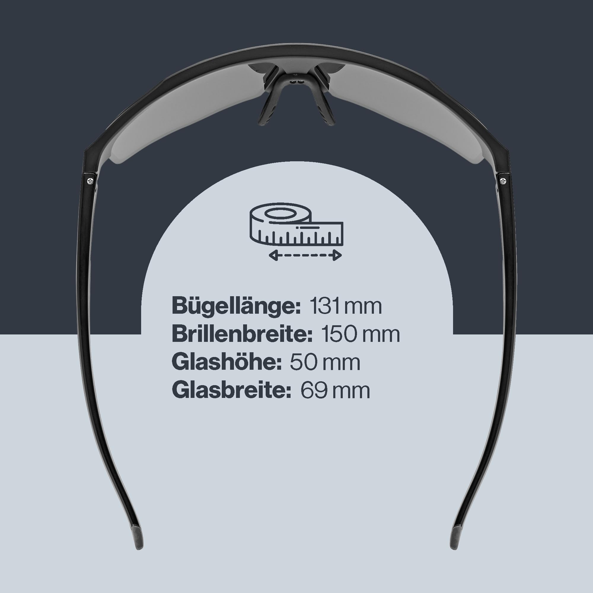 Uvex axos set - Sportbrille für Damen und Herren - 100% UVA-, B, C Schutz - beschlagfrei - inklusive klarer Wechselscheibe