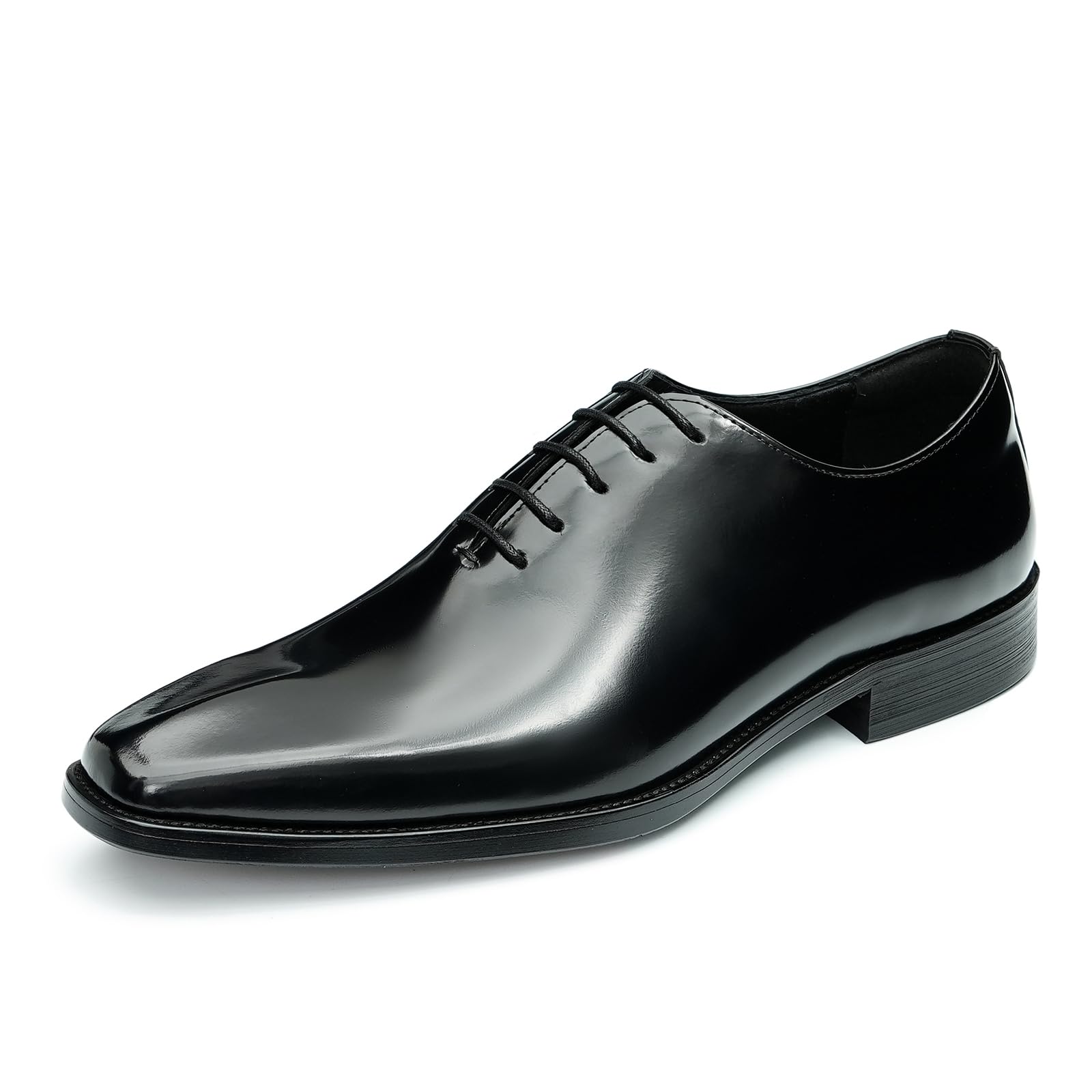 Oxfords Brogue Formales Negocios para Hombres Zapatos de Vestir Oficina en Cuero Zapatos Bajos con Cordones Ciudad Vestido