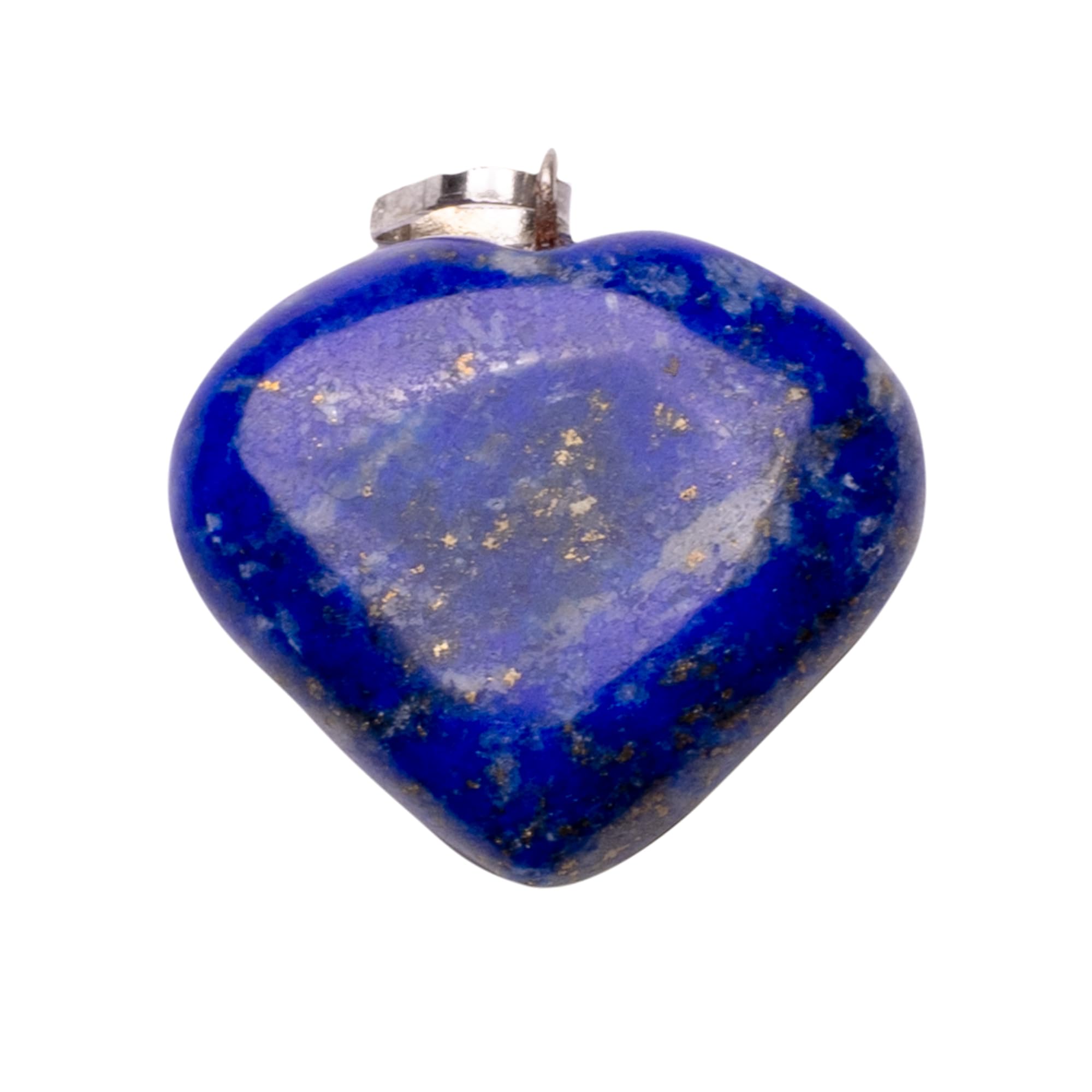 Natural Lapis Lazuli Heart Shape Pendant (Lajwart, Lajward) Fashion Jewelry Gemstone Locket for Men, Women, Boys, Girls - Reiki Crystal Aura Chakra Healing Feng Shui-image-19