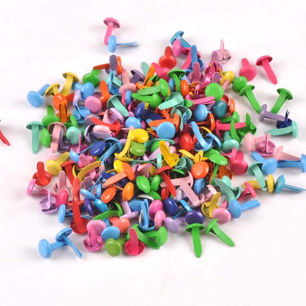 50 Attaches Décoratives Brads Pour Scrapbooking - En Métal, Couleur Verte, Pour Cartes, Albums Photos, DIY
